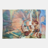 . .風景の中のダンサーby Edgar Degas キッチンタオル (横)