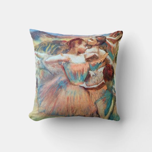 . .風景の中のダンサーby Edgar Degas クッション (正面)