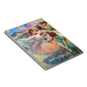 . .風景の中のダンサーby Edgar Degas ノートブック (右側)