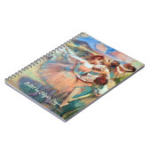 . .風景の中のダンサーby Edgar Degas ノートブック (左側)