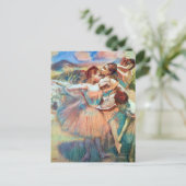 . .風景の中のダンサーby Edgar Degas ポストカード (スタンド正面)