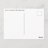 . .風景の中のダンサーby Edgar Degas ポストカード (裏面)