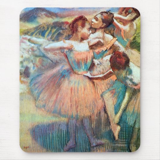 . .風景の中のダンサーby Edgar Degas マウスパッド (正面)