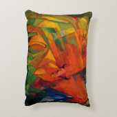 風景の中の動物Franz Marc アクセントクッション (裏面(縦))