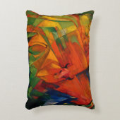 風景の中の動物Franz Marc アクセントクッション (正面(垂直))
