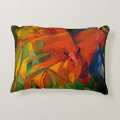 風景の中の動物Franz Marc アクセントクッション (裏面)