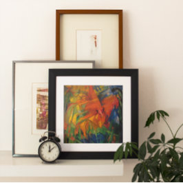 風景の中の動物Franz Marc ポスター