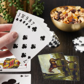 風景の中の栗の競走馬（ジョージ・スタブズ） トランプ (インサイチュ)