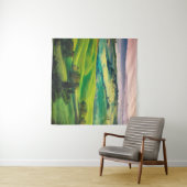 風景の中の豪華な緑と光のパー タペストリー (インサイチュ(横))