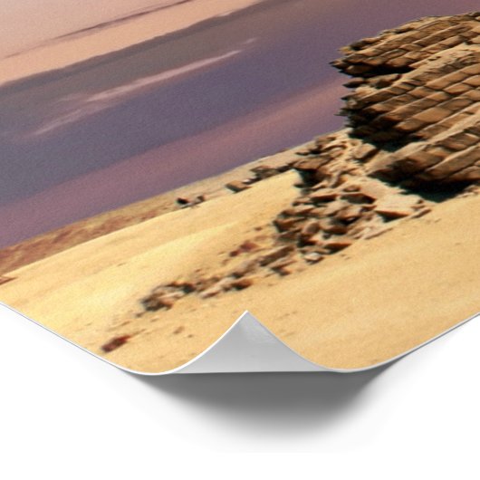 風景の写真：ギザ・ピラミッド複合エジプト ポスター (角)