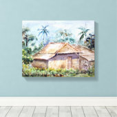 風景の絵画キャンバス印刷 キャンバスプリント (インサイチュ (ウッドフロア))