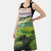 風景の緑：光の静色彩の鮮やかかさ エプロン (インサイチュ)