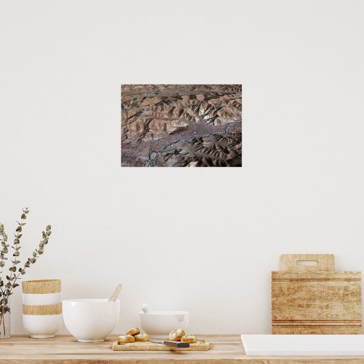 風景の3次元表示 ポスター (キッチン)