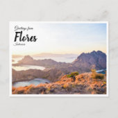 風景はがき – Padar Island, Flores, Indonesia ポストカード (正面)