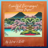 風景アジアの風景さくらんぼ花咲き木 薄葉紙