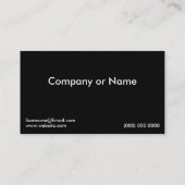 風景アリゾナ南西砂漠 名刺 (裏面)