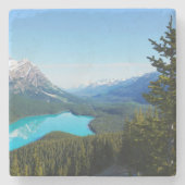 風景カナダブルーマウンテンレイクパインズ ストーンコースター (正面)