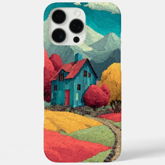 風景カラフルデザイン電話ケース Case-Mate iPhoneケース (裏面)