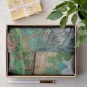 風景シーンの切り離し、ティッシュペーパー 薄葉紙 (ギフト)