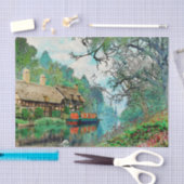 風景シーンの切り離し、ティッシュペーパー 薄葉紙 (クラフト)