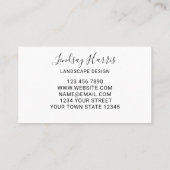 風景デザイングリーンリー 名刺 (裏面)