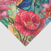 風景トロピカルステンドグラスサンセットデコパージュ 薄葉紙 (詳細)