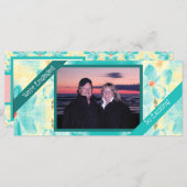 風景フローラ結婚の婚約発表 (正面/裏面)