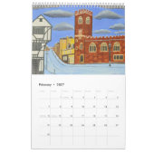 風景世界暦 カレンダー (2月 2027)