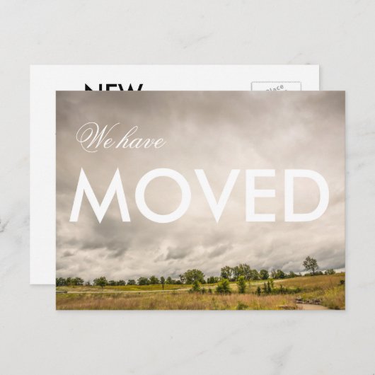 風景写真を移動 案内ポストカード (正面/裏面)