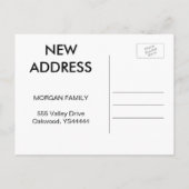 風景写真を移動 案内ポストカード (裏面)