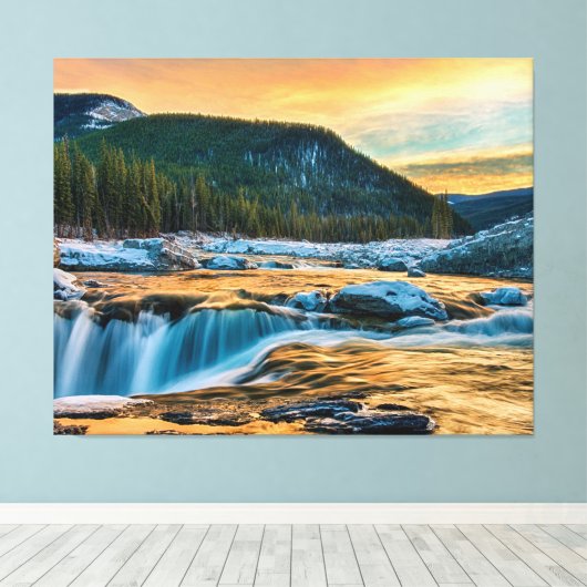 風景写真 キャンバスプリント (インサイチュ (ウッドフロア))