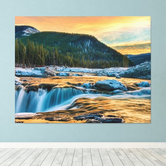 風景写真 キャンバスプリント (インサイチュ (ウッドフロア))