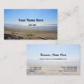 風景写真，ビーチ，海，空 名刺 (正面/裏面)