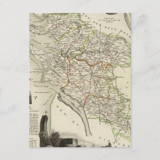 風景及び森林 ポストカード (正面)