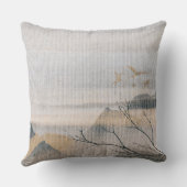 風景布テクスチャー枕 アウトドアクッション (裏面)