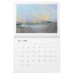 風景抽象芸術アート絵画オリジナル202X カレンダー