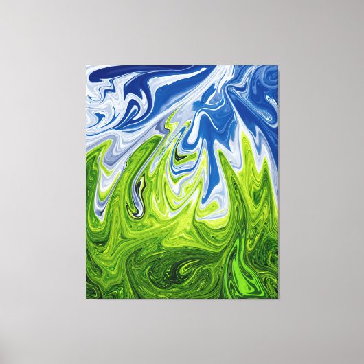 風景抽象芸術アート |ア最高のモダンート キャンバスプリント (正面)