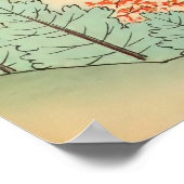 風景日本のイラストレーションプリントポスター ポスター (角)