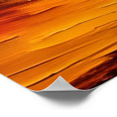 風景油彩画 – ミニマリスト ポスター (角)