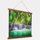 風景滝 吊り下げ型タペストリー (傾斜あり)