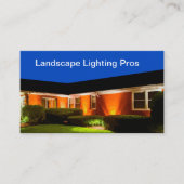 風景照明モダン2面 名刺 (正面)