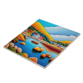 風景用セラミックタイル タイル