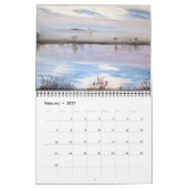 風景画と写真 2025年 カレンダー (2月 2027)