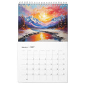 風景画カレンダー カレンダー (1月 2027)