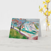 風景画 エドワード・ムンク 表現主義 アート カード (黄色い花)