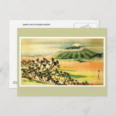 風景絵画広重日本のファインアート ポストカード (正面/裏面)