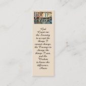 風景絵画記念生活お祝いカード スキニー名刺 (正面)