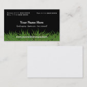 風景緑草 名刺 (正面/裏面)