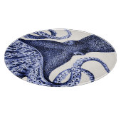 風景青タコ カッティングボード (角)