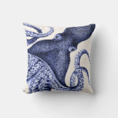 風景青タコ クッション (正面)